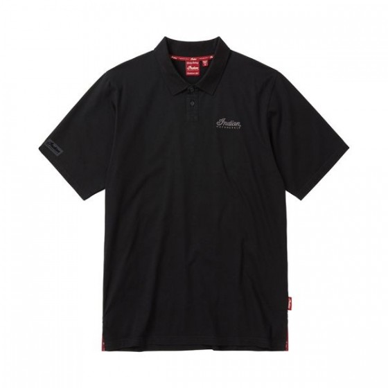 Indian Men's Polo Shirt - Black