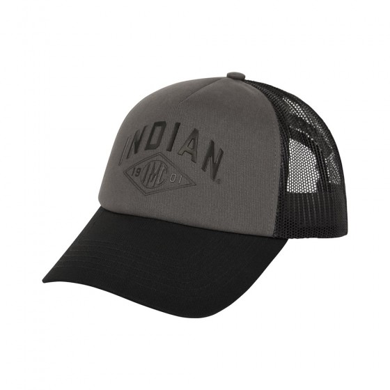 Indian Motorcycle IMC 1901 Block Cap - Grey