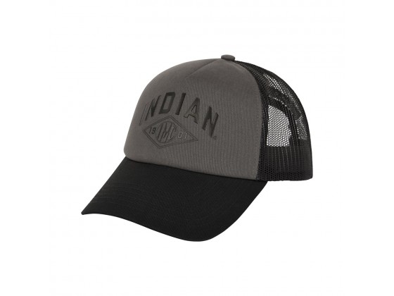 Indian Motorcycle IMC 1901 Block Cap - Grey