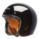 Indian Retro Open Face Crash Helmet Gloss Black