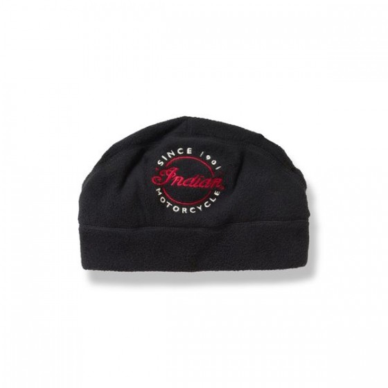 Indian Motorcycle Script Fleece Beanie