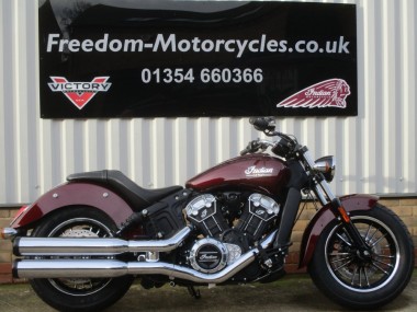 2023 Indian Scout Maroon Metallic- IN STOCK - OFFER PRICE