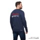 Indian Motorcycle Men's Duofold Henley Navy Long Sleeve Shirt