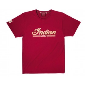 Men's Indian Scout Logo Red T-Shirt