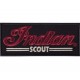 Indian Scout Patch Red