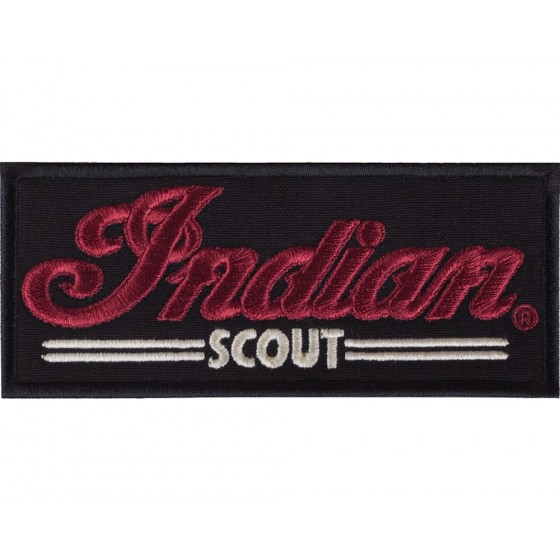 Indian Scout Patch Red