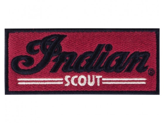 Indian Scout Patch red Indian Scout Patch red