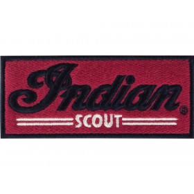 Indian Scout Patch red