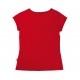 Women's Victory Script Logo red Black Crew Neck TEE