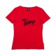 Women's Victory Sequin Logo Tee Red