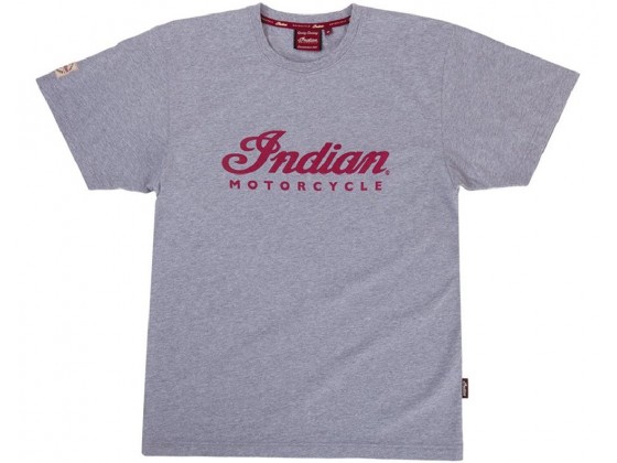 Men's Indian Marl Grey Logo T-Shirt Men's Indian Marl Grey Logo T-Shirt