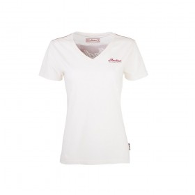 Women's Indian FTR1200 Logo Ecru T-shirt