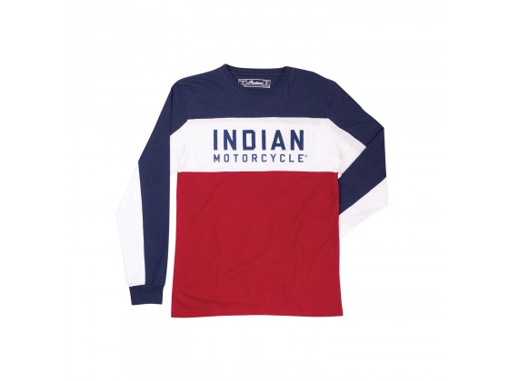 Men's Indian long Sleeve Colour Block T-Shirt Men's Indian long Sleeve Colour Block T-Shirt
