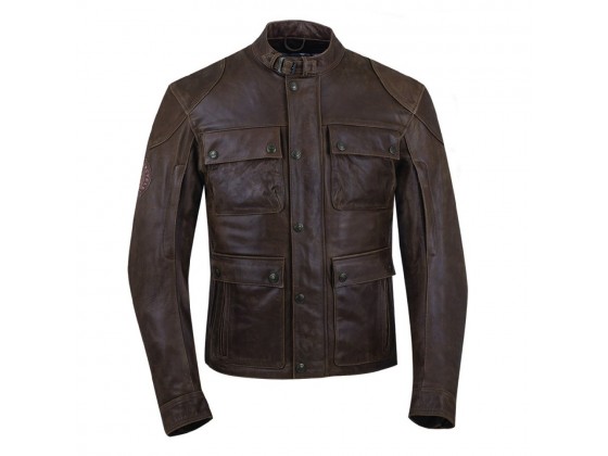 Men's Indian Benjamin Brown Leather Jacket Men's Indian Benjamin Brown Leather Jacket