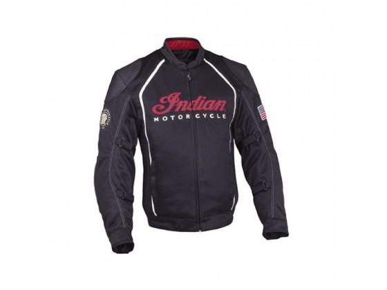 Men's Indian Springfield Mesh Jacket Black Men's Indian Springfield Mesh Jacket Black