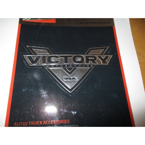 Victory VBadge Emblem Decal Freedom Motorcycles