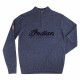 Men's Indian Logo Quarter zip Knit. Men's Indian Logo Quarter zip Knit.